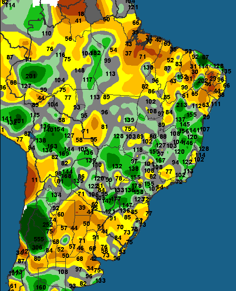 weekend precip