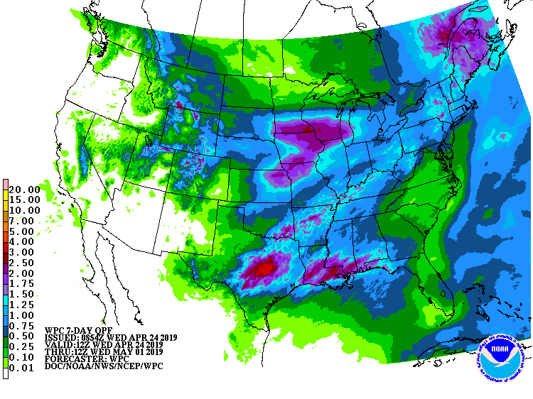 NOAA 7Day Precip Forecast AgResource Company