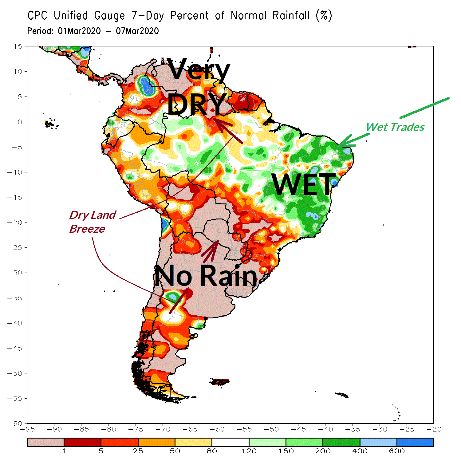 South America Week 24 Outlook Hot/dry spell Southeast Brazil next